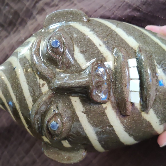 Swirl Face jug Walter Fleming - Picture 2 of 7